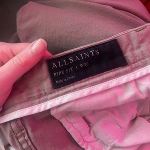 Men’s All Saints Pipe Fit khakis